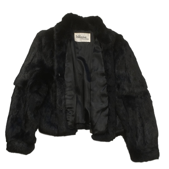 Wilsons Leather Jackets & Blazers - Wilsons Suede and Leather M Rabbit Fur Jacket EUC